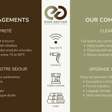 12.new Renovated Studio#invalides#effeil Tower# * Paříž